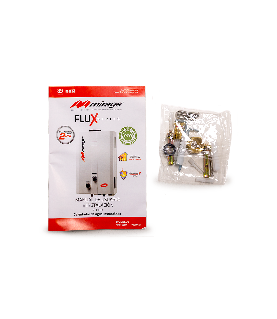 Boiler de paso FLUX 6L gas LP