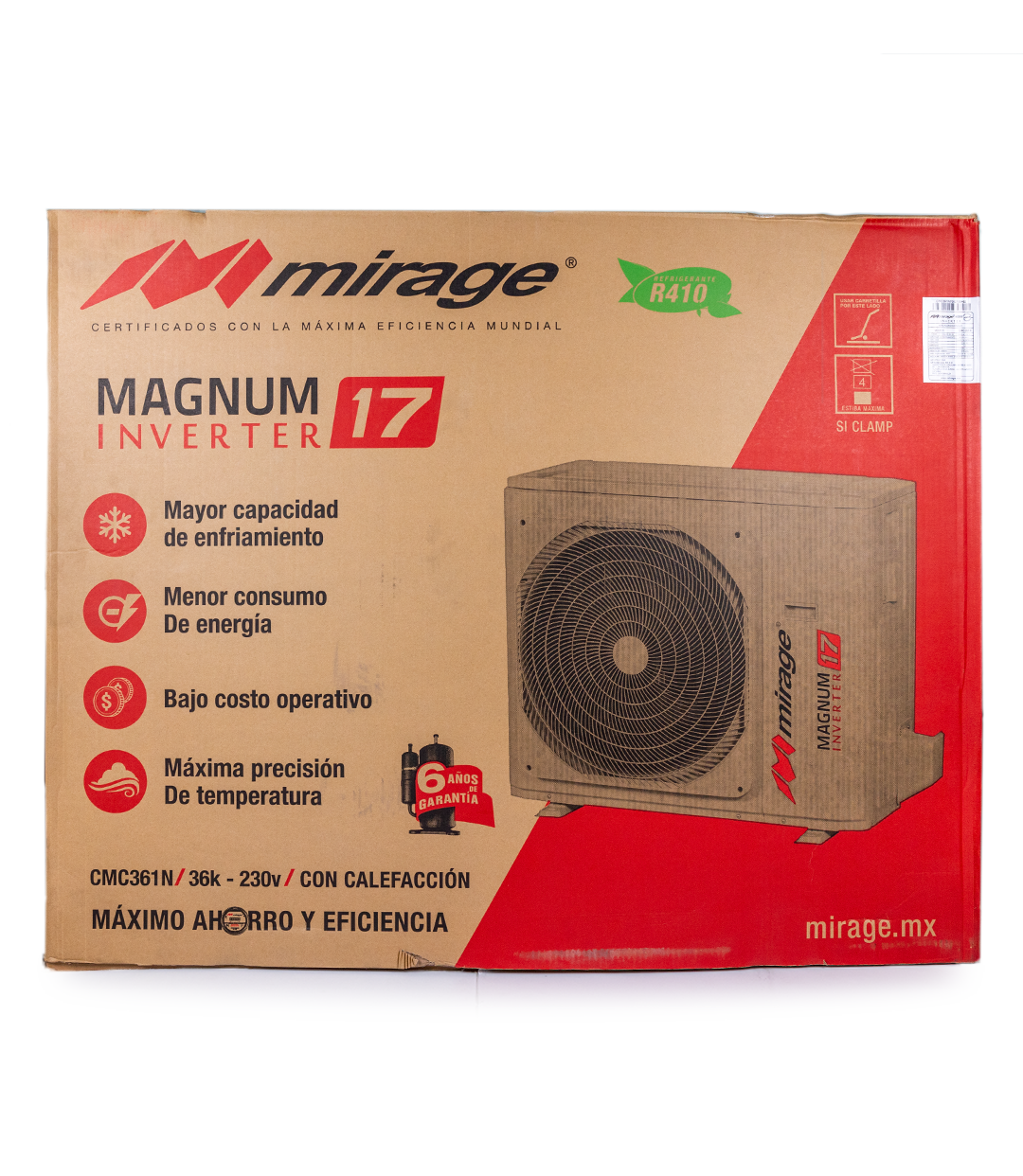 Magnum 17 Frío/Calor Inverter CMC361P 220v 3 Toneladas