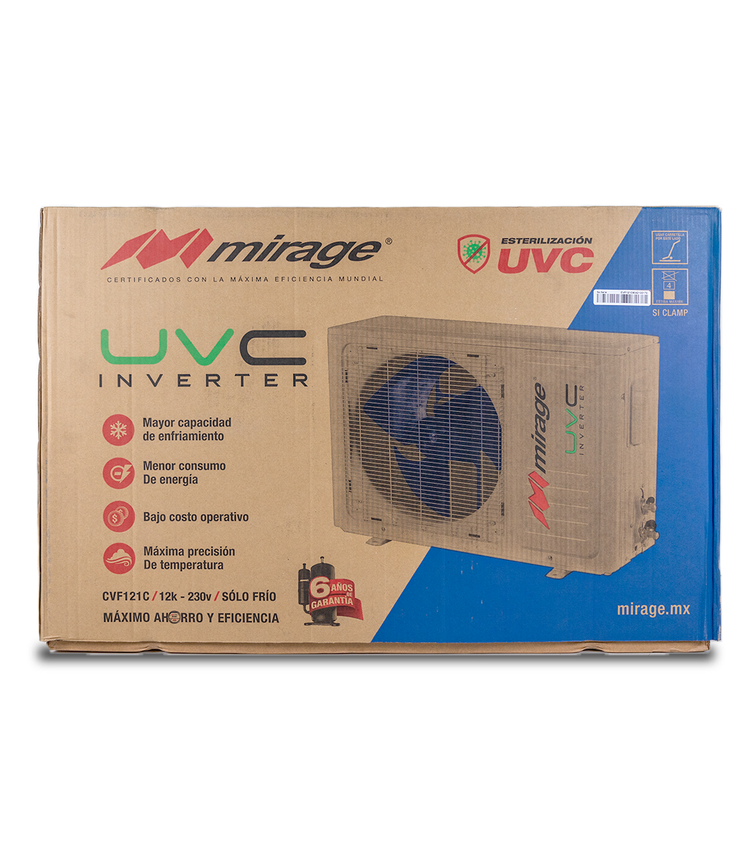 UVC Sanitizante Inverter CVF121C 220v 1 Tonelada